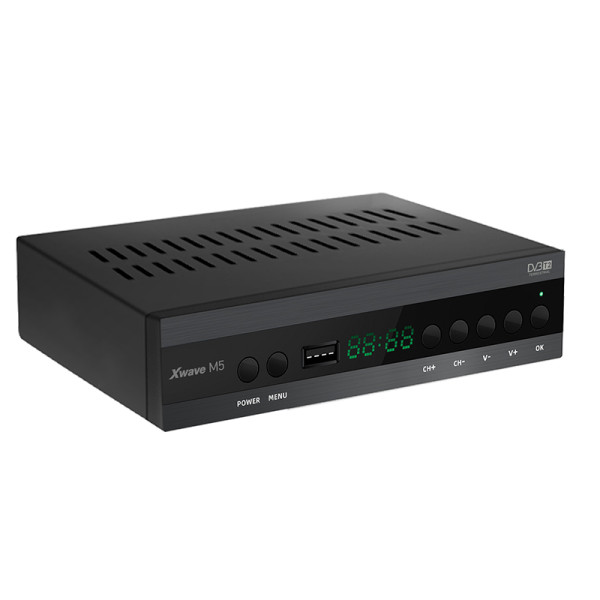 Xwave M5 DVB-T2 Set Top Box,LED,scart,HDMI,RF in-out,USB,media player,metalno kućište - Слика 3