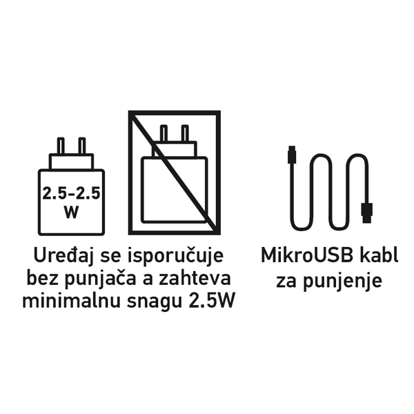 Xwave MX350 black Bluetooth slušalice stereo sa mikrofonom v4.2/FM/microSD - Слика 3