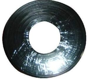TC1000S-100M-B Gembird Flat Telefonski kabl, 4 zice, 100m black
