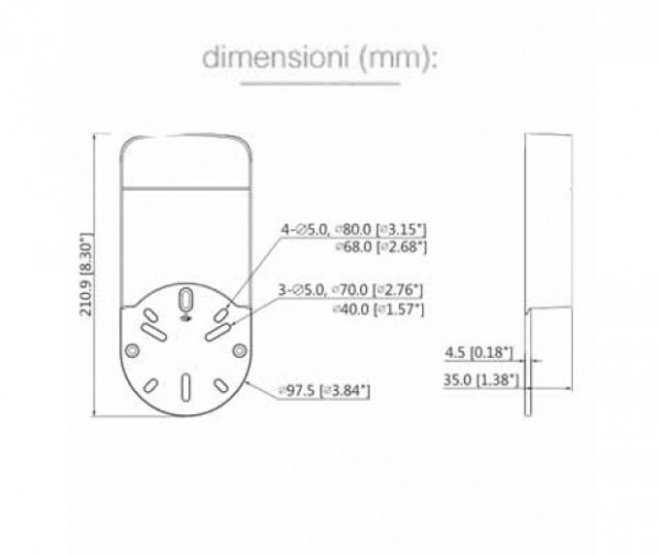 Dahua nosac za Dome kamere DH-PFA12A - Слика 2