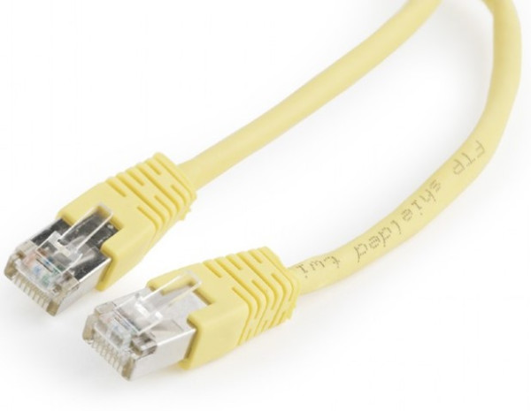 PP22-0.5M/Y Gembird Mrezni kabl FTP Cat5e Patch cord, 0.5m yellow - Слика 2