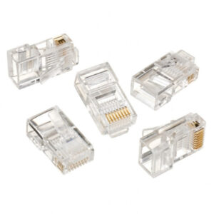 GEMBIRD LC-8P8C-001/10  Modular plug RJ45 8P8C 30u CAT5 UTP gold plated, 10 u pakovanju / CENA PO PAKOVANJU