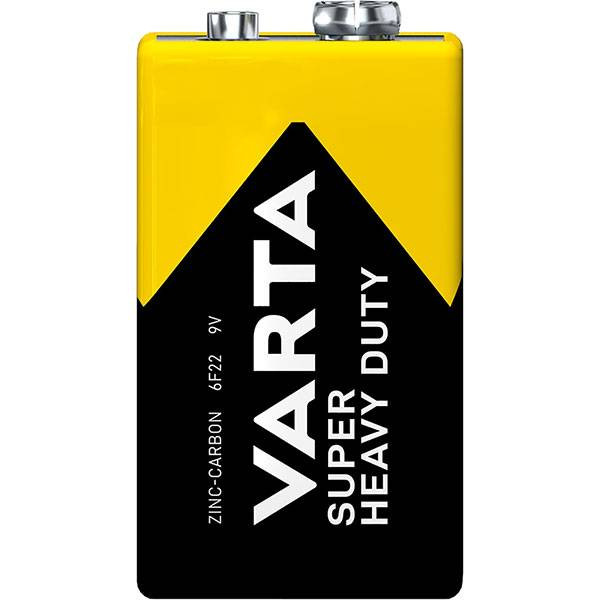 VARTA Superlife 9V SUPER HEAVY DUTY 6F22, Cink-karbon baterije, Pakovanje 1kom - Слика 2