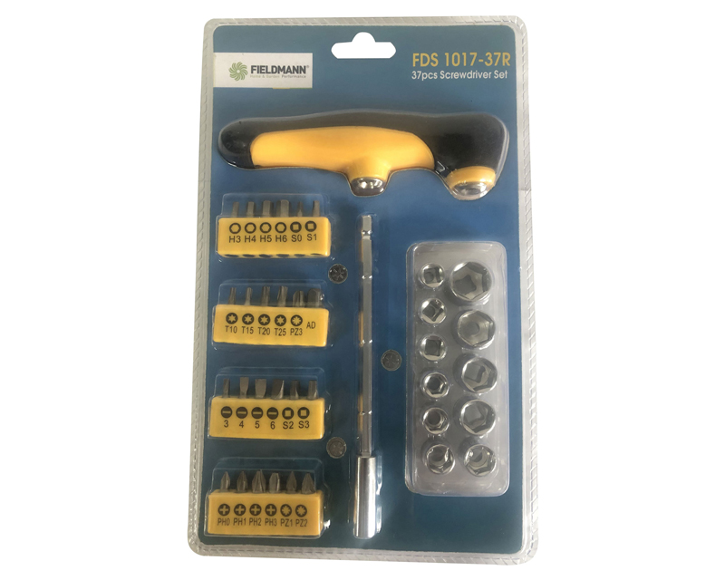 FIELDMANN FDS 1017-37R Set bitova sa T odvijačem - Слика 2