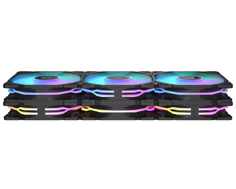ASUS TUF GAMING TR120 ARGB BLACK EDITION 3IN1 ventilator - Слика 2