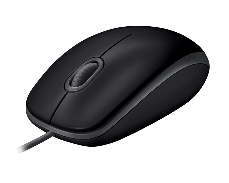 LOGITECH B110 Silent Optical OEM USB crni miš - Слика 2