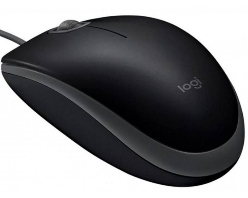 LOGITECH B110 Silent Optical OEM USB crni miš - Слика 5
