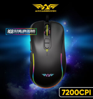 ARMAGGEDDON  Raven V RGB Pro Gaming miš USB optički