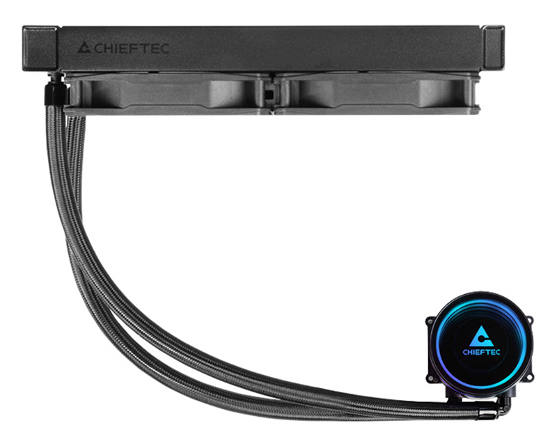 CHIEFTEC Iceberg 240 DARK CLC-240-BLK vodeno hlađenje - Слика 2