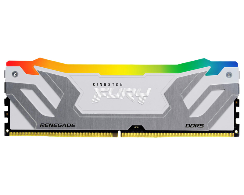 KINGSTON CUDIMM DDR5 24GB 8400MT/s KF584CU40RWA-24 FURY Renegade White RGB XMP