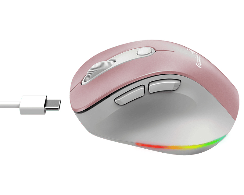 GENIUS Ergo 9000S Pro Pink USB Bežični rozi miš - Слика 5
