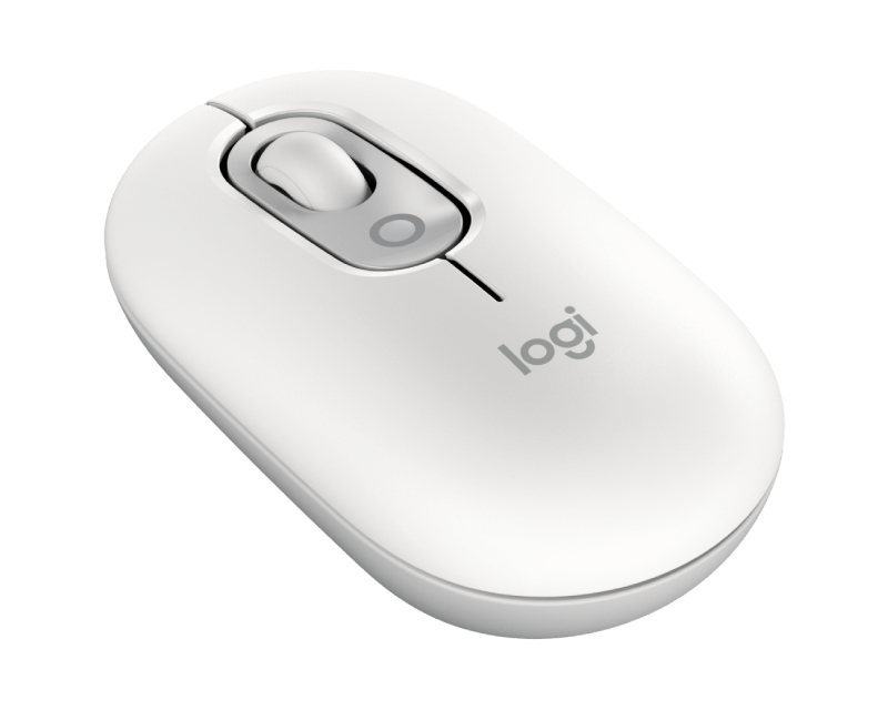 LOGITECH Pop Mouse with Emoji, Off-White miš - Слика 3