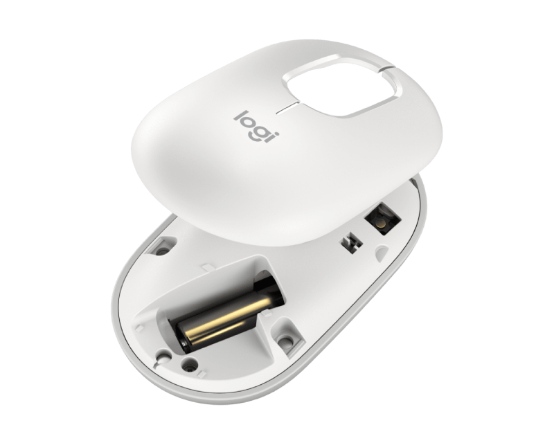 LOGITECH Pop Mouse with Emoji, Off-White miš - Слика 4