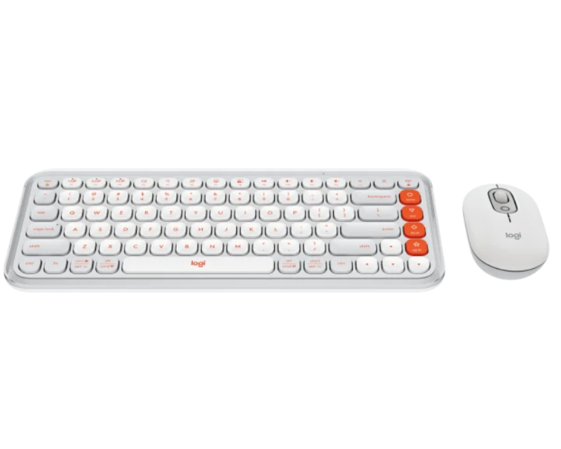 LOGITECH POP Icon Combo US tastatura bela - Слика 3
