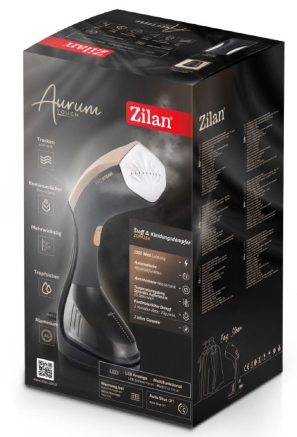 Zilan ZLN4254 Pegla na paru za vertikano peglanje, 1500W, Aurum Touch - Слика 4