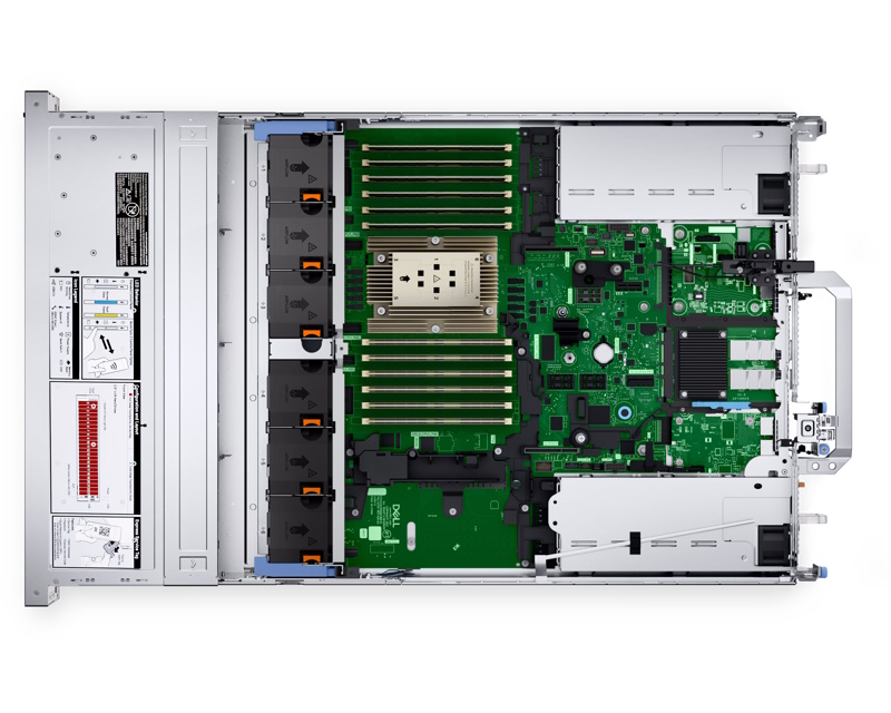 DELL PowerEdge R7615 EPYC 9124 16C 4x16GB H755 2x480GB SSD RI 1100W (1+1) 3yr NBD + šine za rack - Слика 2