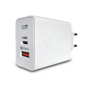 BAVIN Bavitel punjač 50W Usb A+ Type C bela  KeKe-PD002