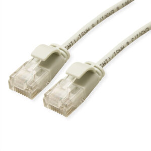 Secomp Roline UTP PatchCord Cat6A/Class EA LSOH SLIM grey 0.3m
