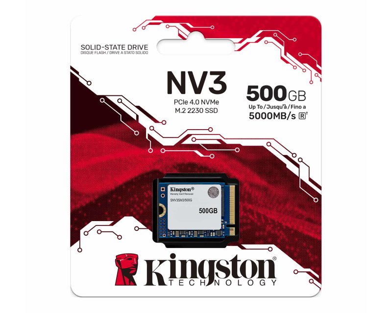 KINGSTON 500GB M.2 2230 NVMe SNV3SM3/500G series NV3 SSD - Слика 3