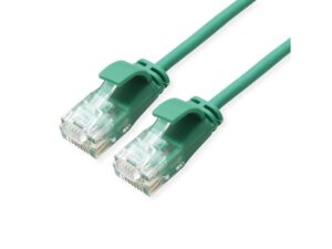 Secomp Roline UTP Data Center PatchCord Cat6A, Slim, LSOH, zelena 1.5m