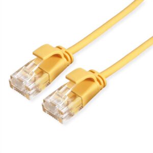 Secomp Roline UTP PatchCord Cat6A/Class EA LSOH CL SLIM žuta 1.5m