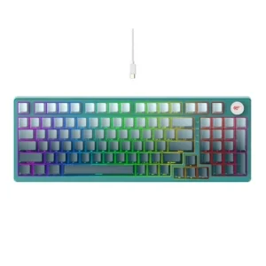 Havit tastatura KB899L belo-zelena