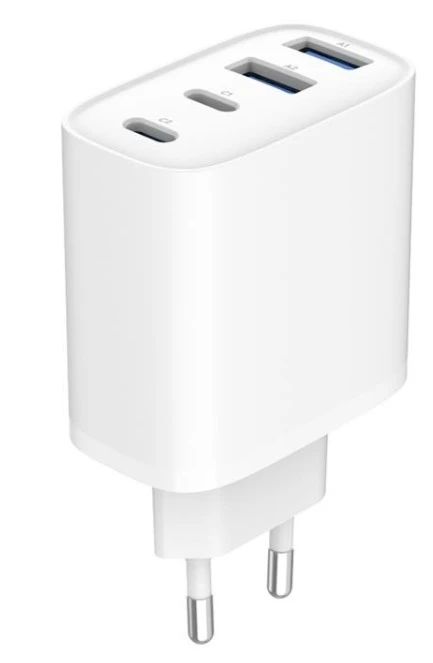 TA-UC-2A2C-PD40-01-W Gembird 4-port 40 W GaN USB PowerDelivery fast charger, white - Слика 3