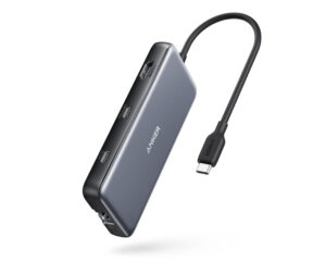 ANKER USB-C Data Hub, 8u1 Multiport, PD 85W, 10Gbps crni