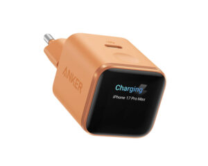 ANKER Nano 45W putni zidni punjač sa ekranom, USB-C port, narandžasti