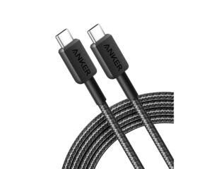 ANKER 322 USB tip-C na USB tip-C kabl M/M 1.8m, 60W, pleteni, crni