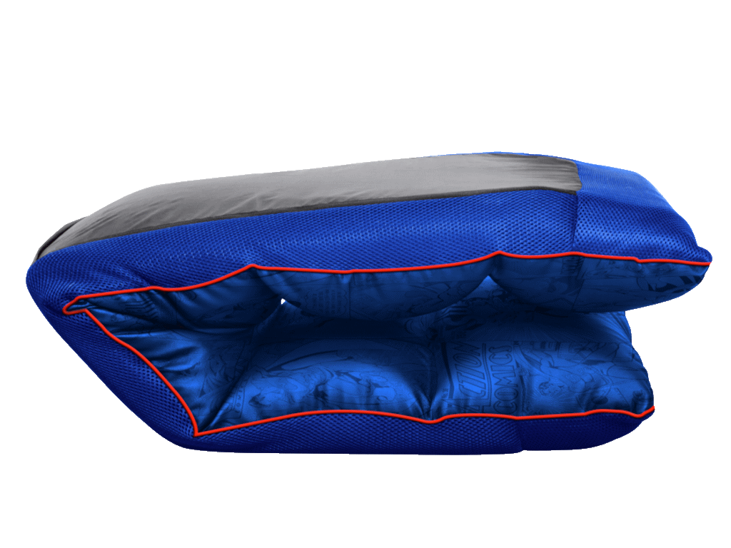 Stolica TRUST GXT 718 SM Rayzee podna Superman/gaming/crna - Слика 4