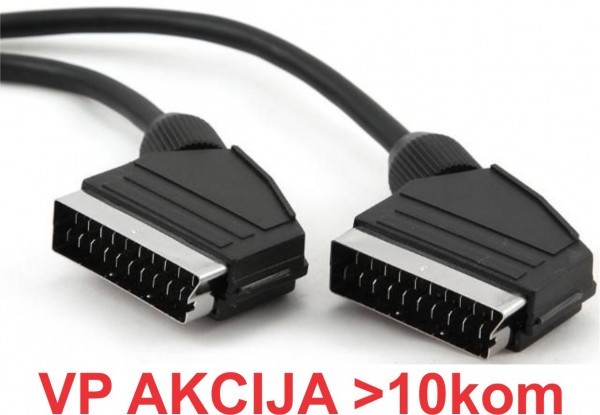 CCV-518A ** Gembird SCART plug to SCART 56kabl 1.5m (119) - Слика 2