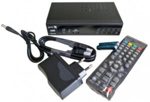 GEMBIRD GMB-MAT-818T **DVB-T2 SET TOP BOX USB/HDMI/Scart/RF-out, PVR,Full HD, H265, hdmi-kabl,(1434)