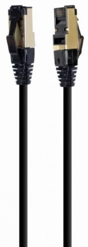 PP8-LSZHCU-BK-5M Gembird Mrezni kabl S/FTP Cat.8 LSZH patch cord, black 5m