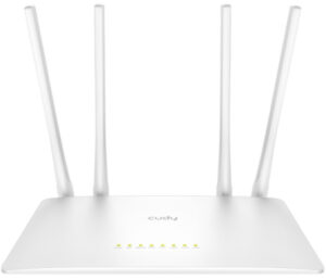 Cudy WR1200 * AC1200 Dual Band 2.4+5Ghz Wi-Fi Ruter 1W/4LAN 10/100Mbps, 4x5dBi, GUEST/WPS/DDNS