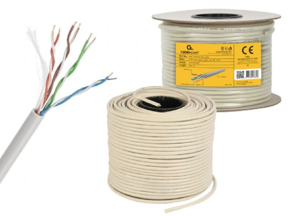 UPC-5004E-SOL/100 Gembird UTP cat.5E Indoor solid CCA kotur 100m - Слика 2
