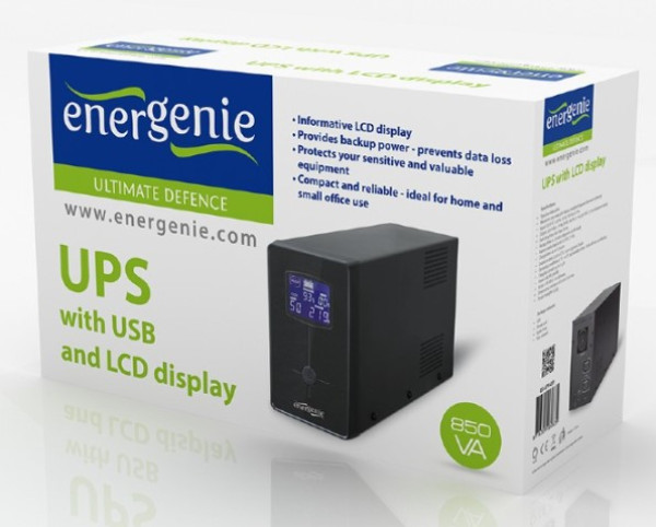 EG-UPS-032 Gembird UPS sa stabilizatorom 850VA 510W LCD - Слика 4