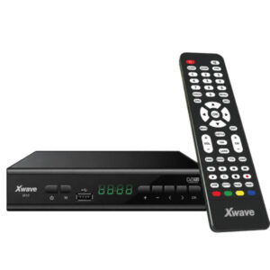 Xwave M10 DVB-T2 Set Top Box,LED,scart,HDMI,RF in-out,USB,media player,veliki daljinski