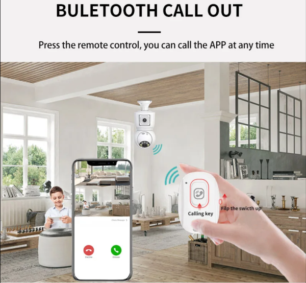 GEMBIRD CAM-IP6MP-Q3 GMB PTZ kamera 6mpix microSD iCSee xmeye Two-way voice 2x3,6mm SIJALICNO GRLO E27 *2195 - Слика 7