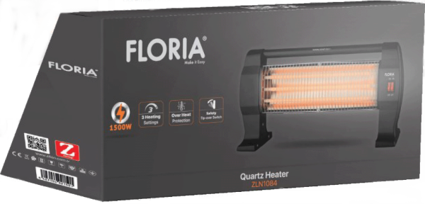 Zilan ZLN1084 BK Kvarcna grejalica sa halogenim grejačem, 1200 W - Слика 4