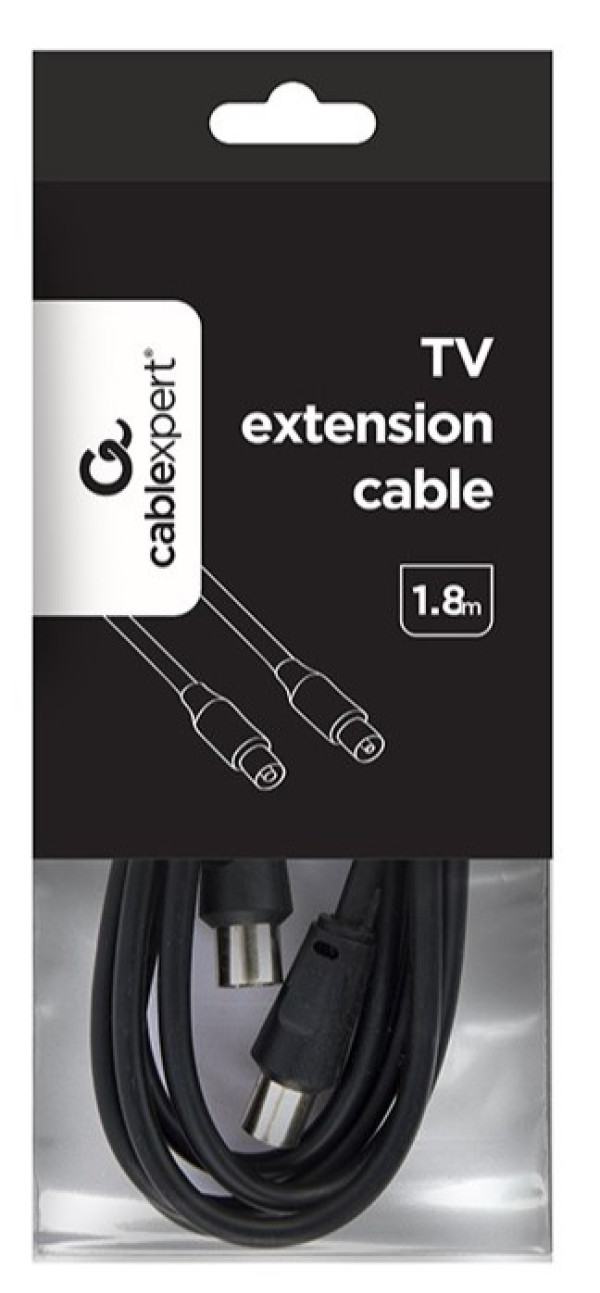 CCV-515 Gembird Koaksialni kabl sa konektorima TV plug to TV socket 1.8 meter - Слика 5