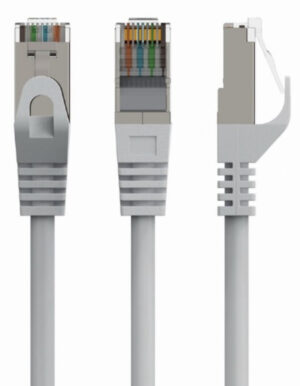 PP6A-LSZHCU-30M Gembird Mrezni kabl, SFTP CAT.6A BAKARNI LSZH Patch cord 30m Grey