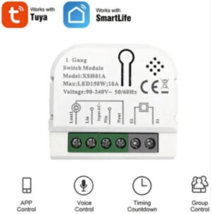 GEMBIRD SMART-2GANGTuya Wifi DIY Self-locking daljinski upravljac Smart Switch relejni modul DC 5V/7-32V AC