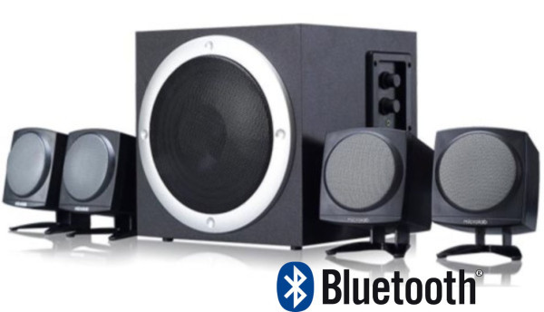 Microlab TMN-3/4.1 Aktivni drveni zvucnici 4.1 sistem 32W RMS (12W+7W*2+3W*2) 3,5mm