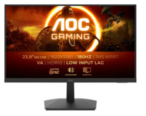 Monitor AOC 24G15N2 23,8"/VA/1920x1080/180Hz/1ms MPRT/HDMIx2,DP/VESA/crna