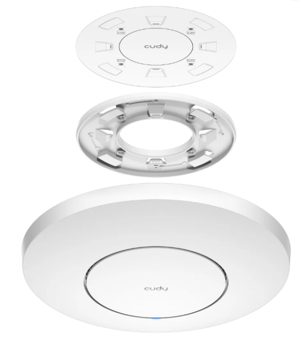 Cudy AP11000, BE11000 Multi-Gigabit Tri-band Wi-Fi 7 Mesh Access Point, 5.7 Gbps+4.3 Gbps+688 Mbps - Слика 4