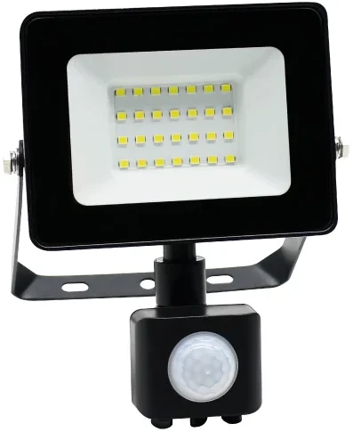 PROSTO LED reflektor sa PIR senzorom 20W 6500K,80mA,1800lm,metal,crna - Слика 4