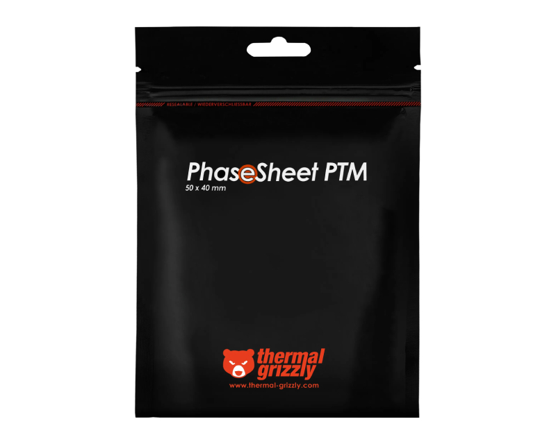 THERMAL GRIZZLY TG PhaseSheet PTM - 50x 40x 0,2mm termal pad (TG-PS-50-40) - Слика 3