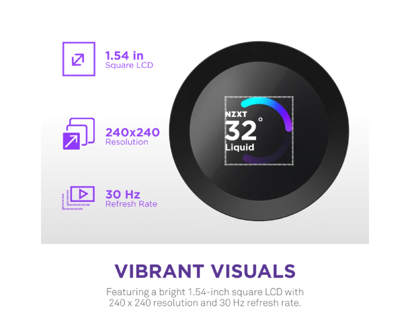 NZXT Kraken Plus 360 V2 vodeno hlađenje crno (RL-KN360-B2) - Слика 8