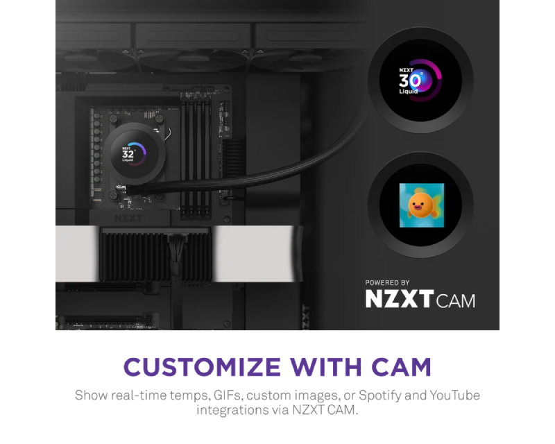 NZXT Kraken Plus 360 V2 vodeno hlađenje crno (RL-KN360-B2) - Слика 3